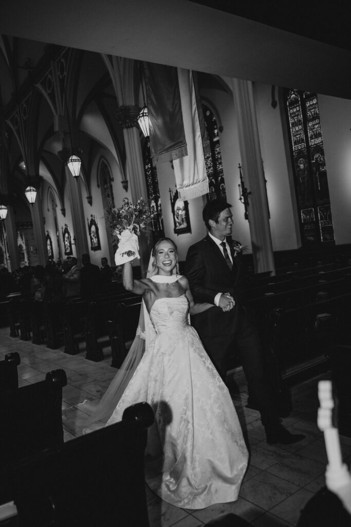 Pittsburgh wedding ceremony in church