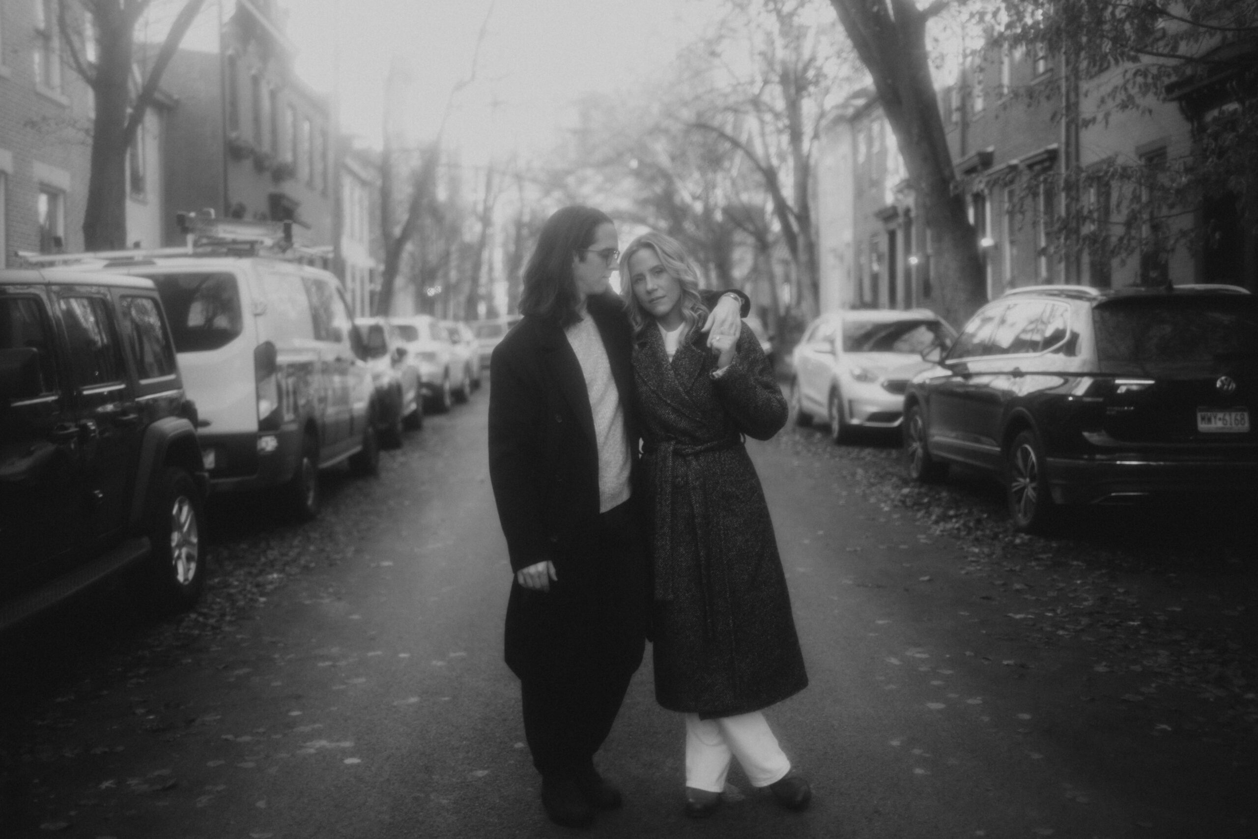 Engagement portraits featuring the historic Mexican War Streets